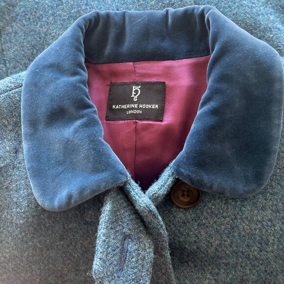 Kathrine Hooker British tweet wool coat - Picture 8 of 8